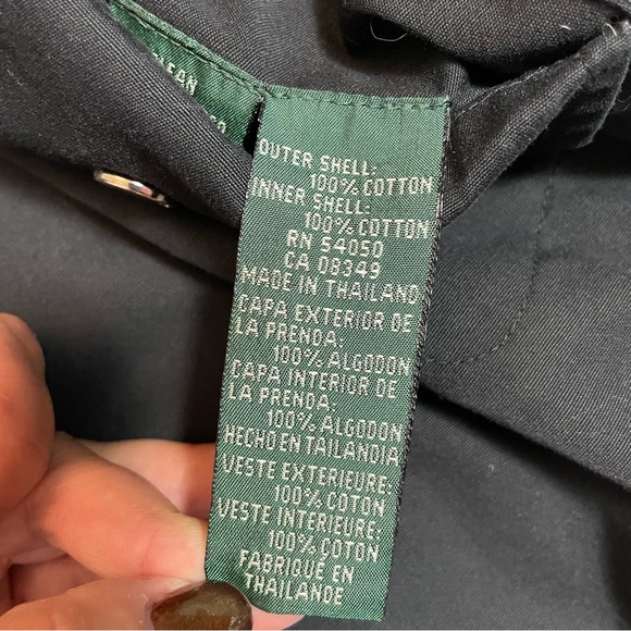 Lauren Ralph Lauren Cotton Reversible Double Sided Jacket Houndstooth Size S - Picture 9 of 15